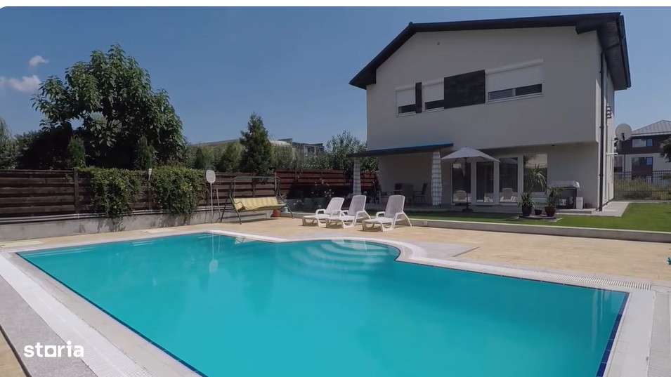 Casa individuala, cu piscina, pe strada privata, cartier Borhanci-2