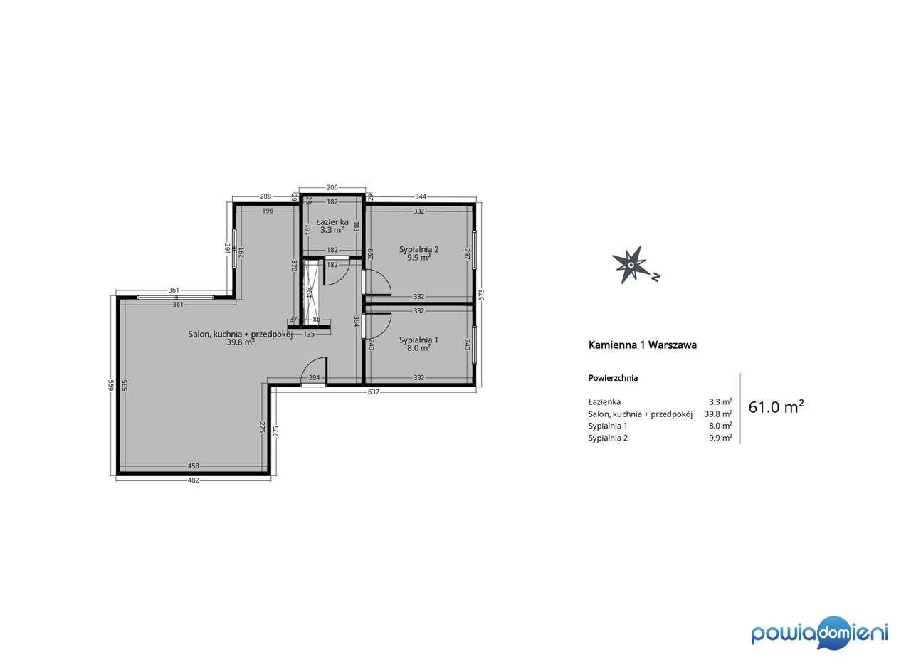 Przestronne mieszkanie z dużą loggią przy Metrze Szwedzka-14