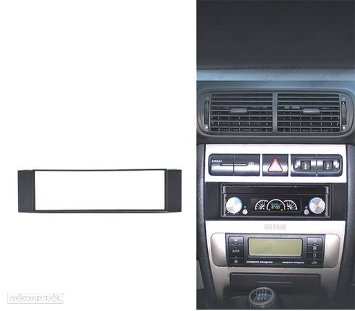 MOLDURA ADAPTADOR PRETO PARA RADIO 1-DIN PARA AUDI A3 8L A6 4B SEAT LEON TOLEDO FIAT SCUDO - 2