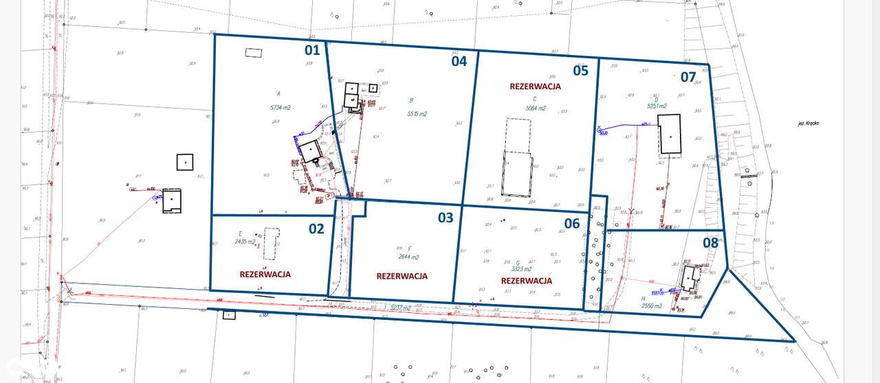 Garbicz - działka 5251 m² z budynkiem mieszkalnym nad jeziorem-8