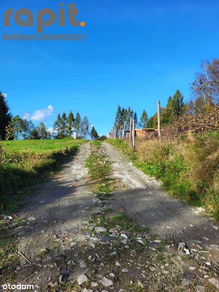 Widokowa działka w Sieprawiu – pełne uzbrojenie.-3