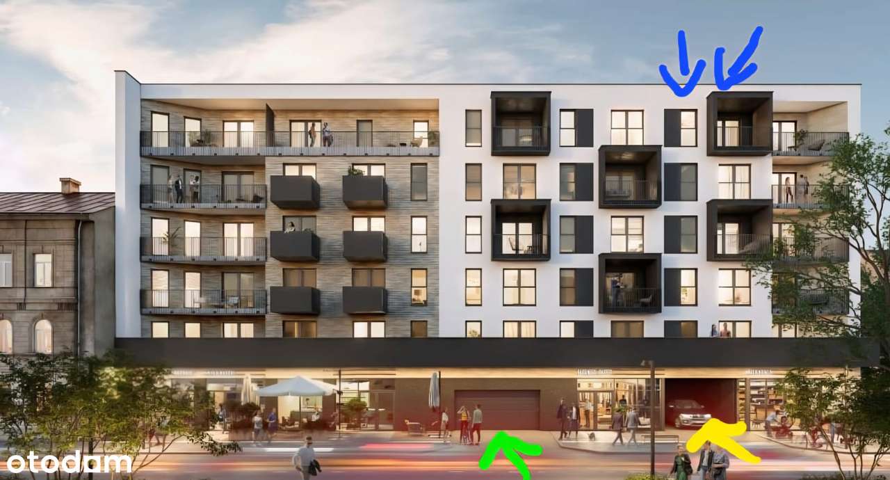 Ostatnie piętro, 2 pokoje,  2 miejsca parkingowe. Przy DW. Fabrycznym - Pełny obrazek: 4/18