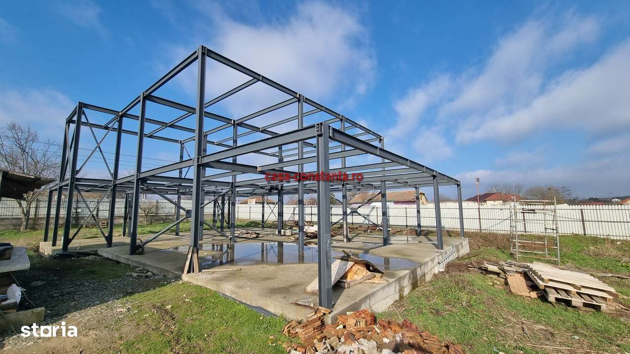 Casă P+1 pe structură metalica  – teren 2.660 mp  - toate utilitatile-12