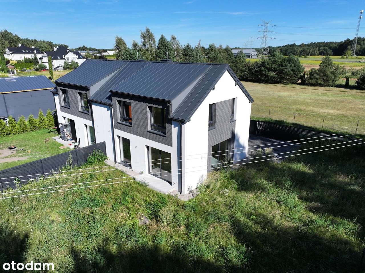 Kompaktowy bliźniak 94m2, duża działka 440m2 GOTOWY