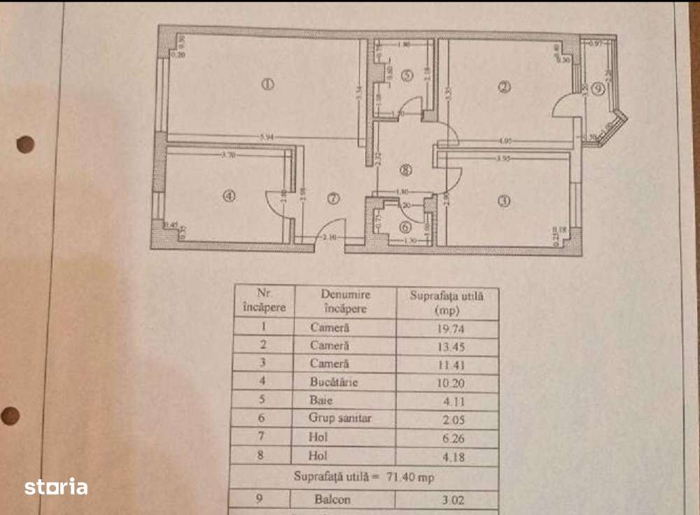 39360  Apartament 3 camere Faleza Nord - Imagine principală: 3/5