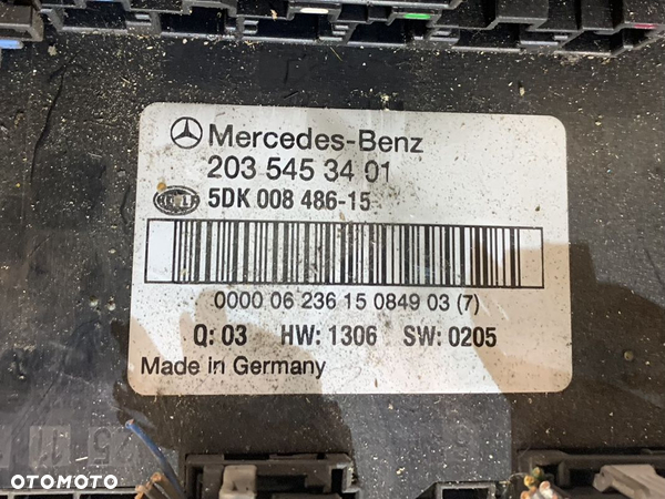 Moduł sterownik sam 2035453401 mercedes c w203 - 3