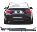 DIFUSOR TRASEIRO LOOK M PERFORMANCE PARA BMW SERIE 4 F32 F33 F36 ABS - 2