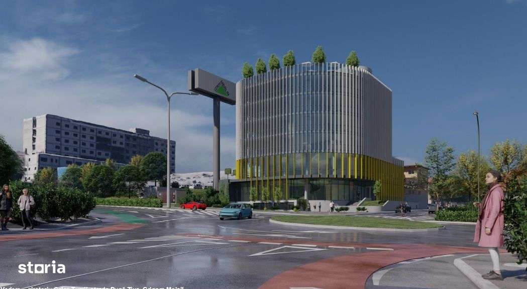 Teren pe Calea Turzii cu PUZ aprobat in 2025 cladire 3S+P+5E+R - Imagine principală: 5/13