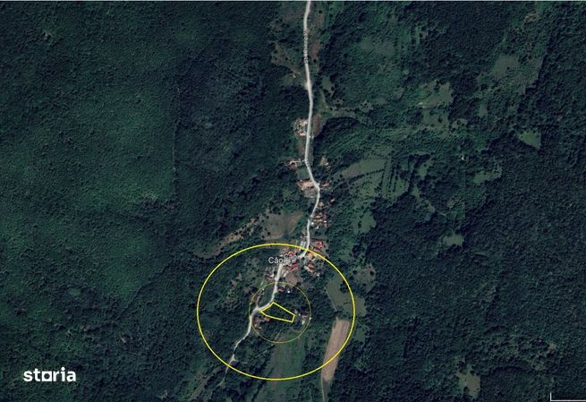 Teren intravilan 809mp sat Căoi ideal pentru casă, cabană acces asfalt-3