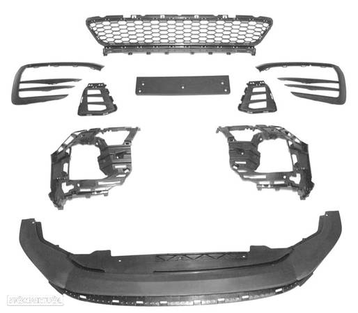 PARA-CHOQUES FRONTAL PARA VOLKSWAGEN VW GOLF 7.5 17-19 LOOK GTI - 2