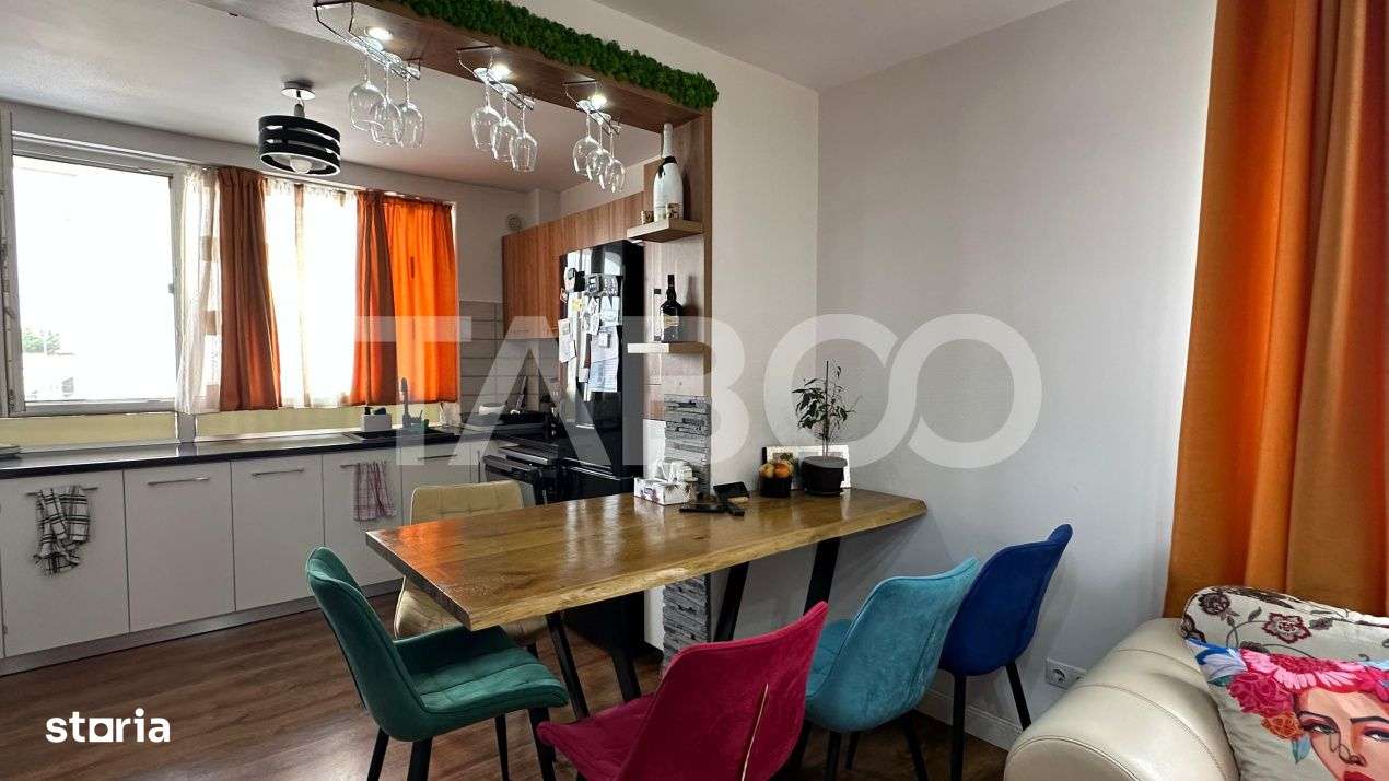 Apartament 3 camere mobilat utilat decomandat zona Arhitectilor Sibiu-8