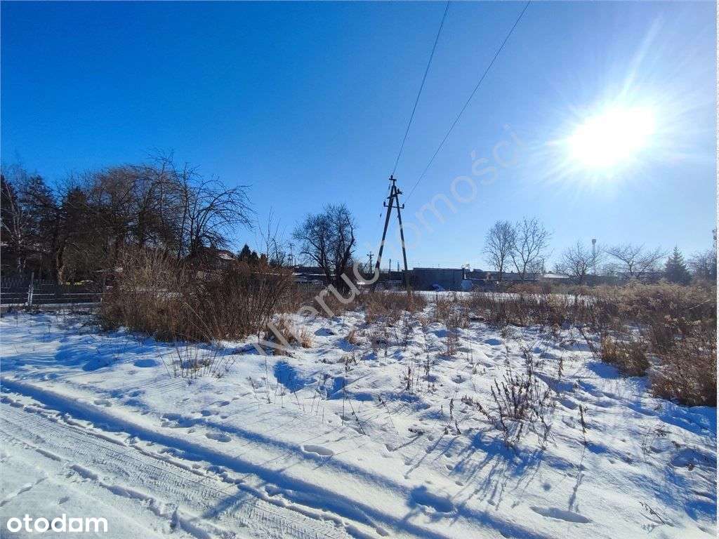 Działka z warunkami zabudowy, media, blisko Pkp-3