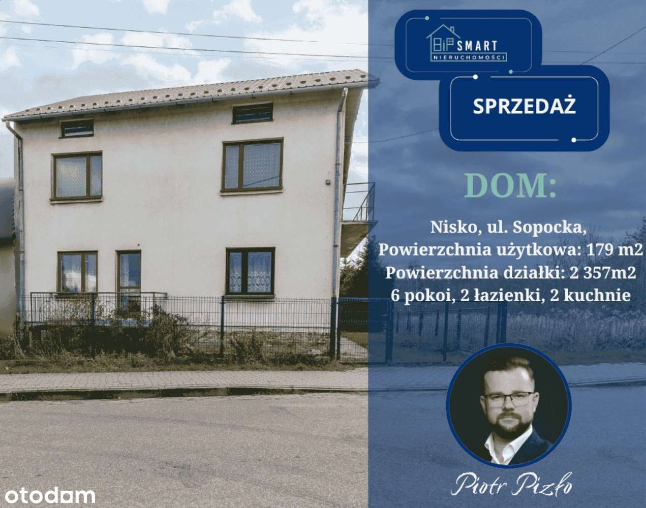 179m² | 6 pokoi | działka 2357m² | 2 lokale | Mpzp