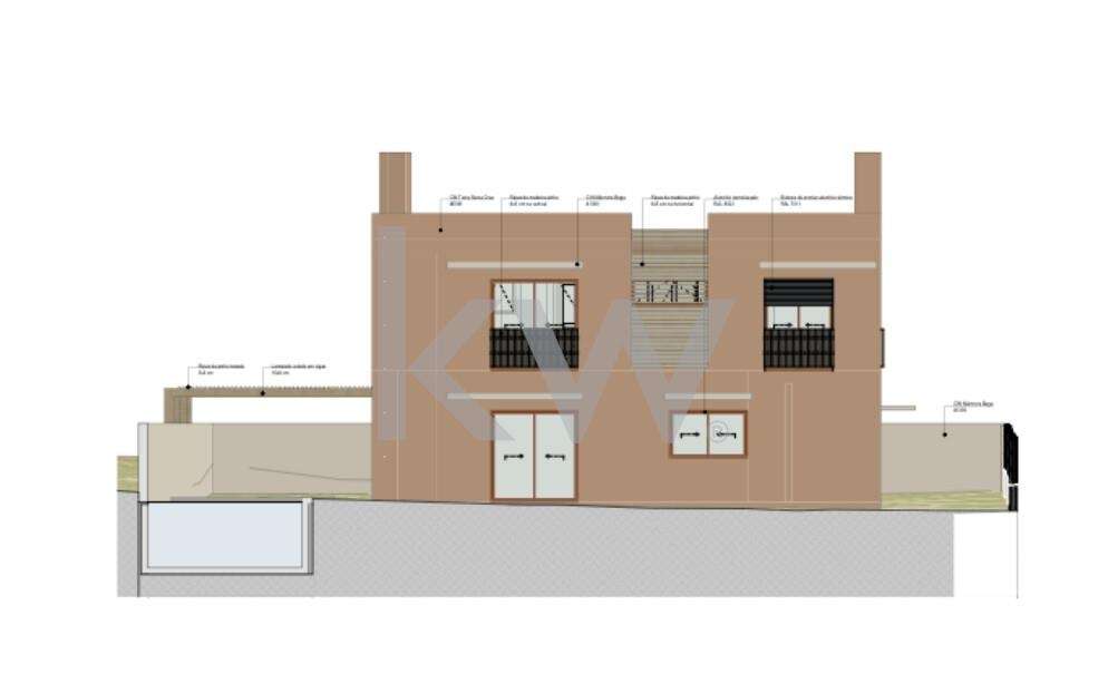 Moradia T3 +1 Contemporânea -  3 Pisos - Piscina - Jardim - 2 Lugares - Grande imagem: 5/10