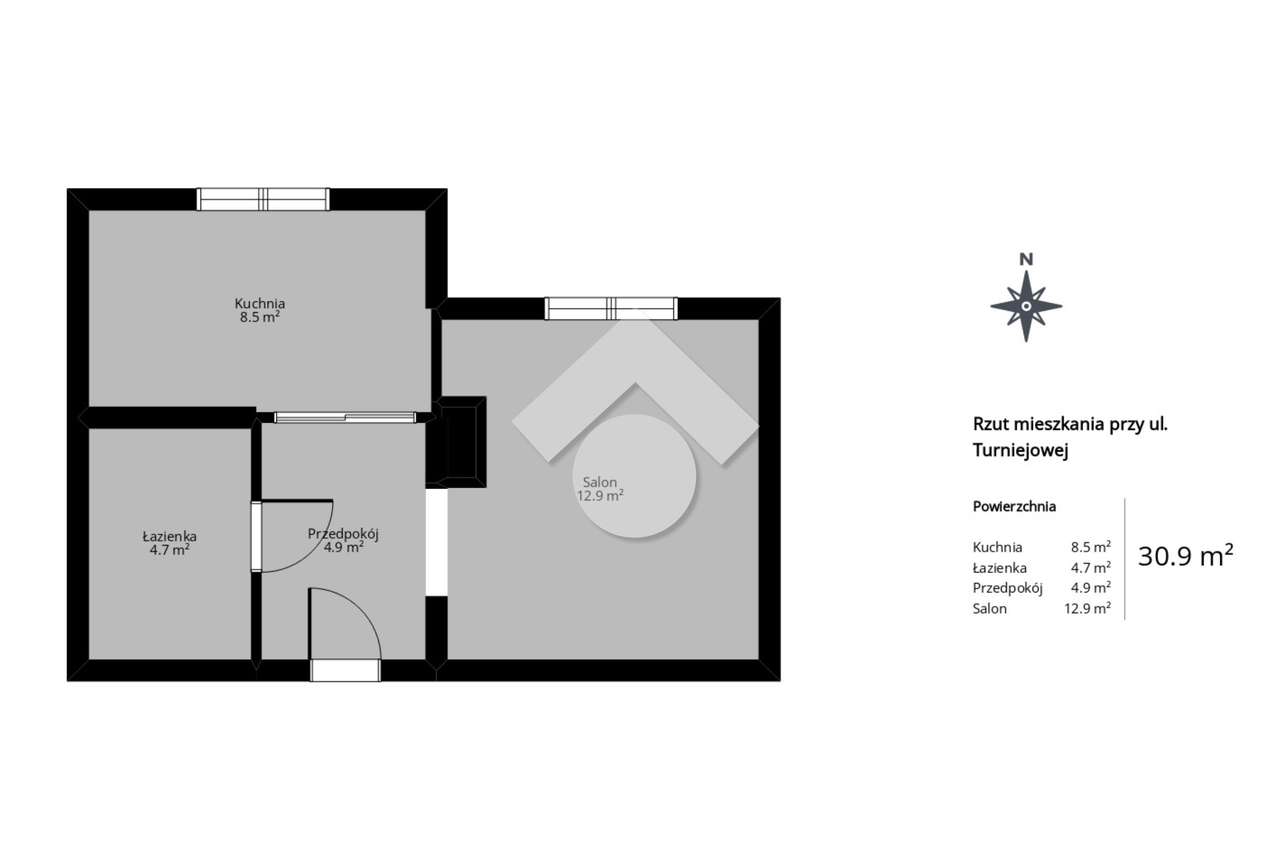 Przestronna kawalerka z dużą kuchnią | Kurdwanów | Widok na park-10