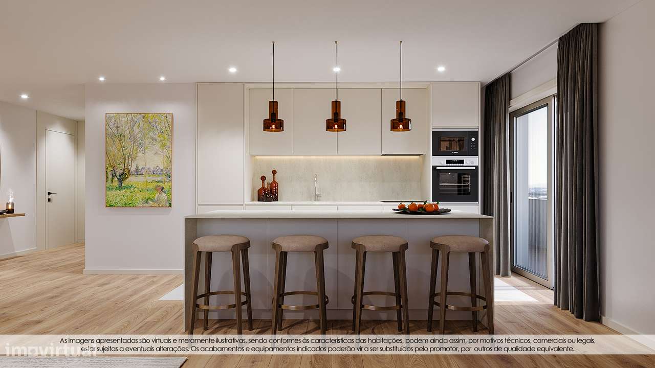 Apartamento T1 novo c/luar garagem no Porto (Antas) - Grande imagem: 5/28