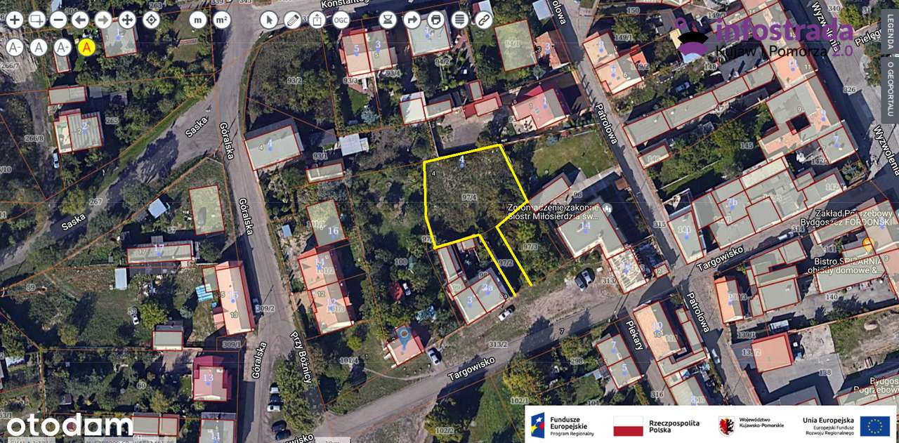 Działka inwestycyjna Bydgoszcz-3