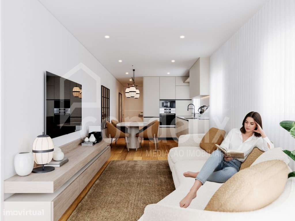 Apartamento T1 novo junto à linha do mar na Foz do Douro - Grande imagem: 2/25