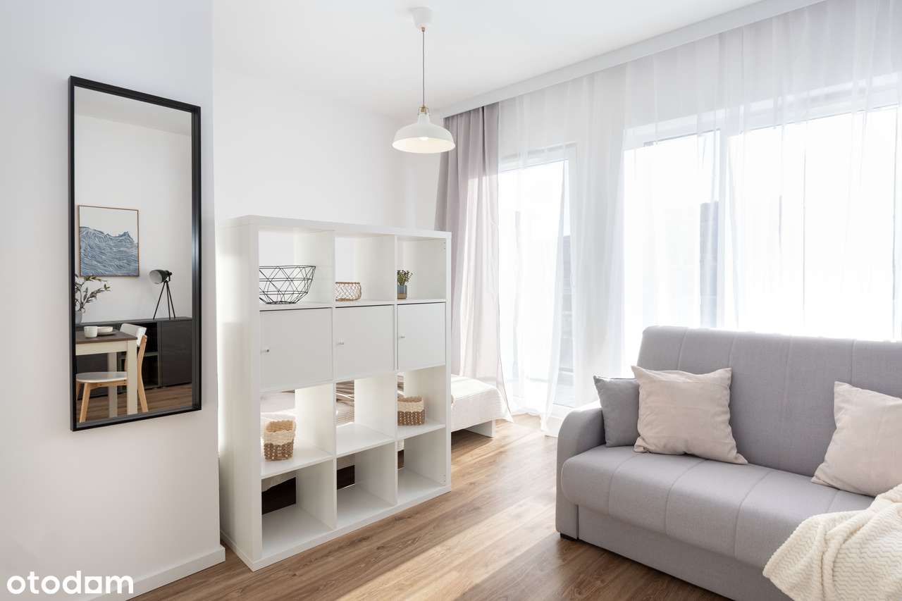 Jasne studio z kącikiem sypialnym obok UEK, bez prowizji, Rabat - Pełny obrazek: 3/11