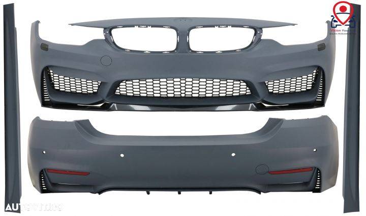 Pachet Exterior Complet M4 Design Coupe Cabrio cu Ornamente Evacuare - 2