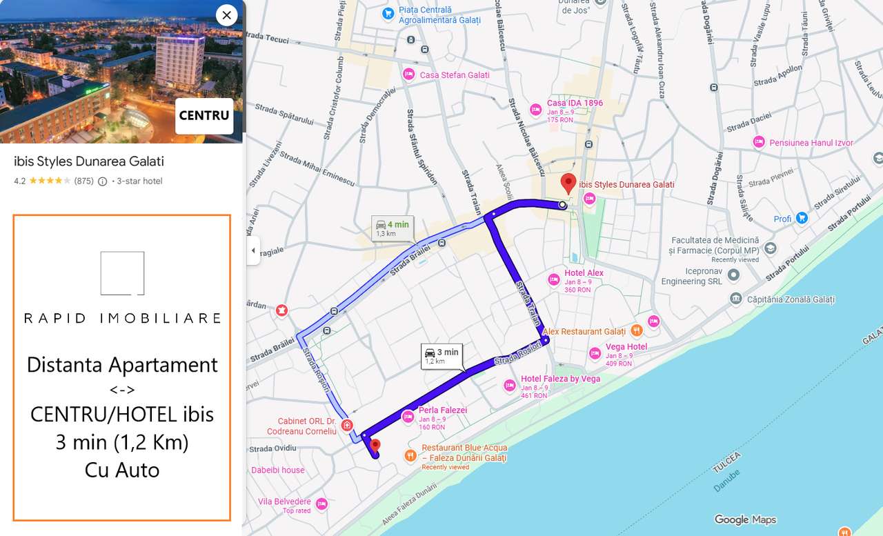 OFERTA-Apartament 1 Camera - Mazepa 1 - Vedere Dunare - Mobilat+Utilat-10