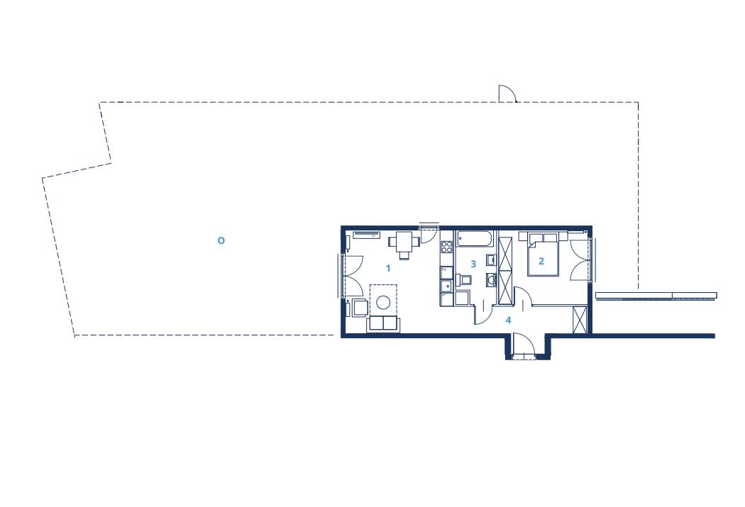 200 m ogrodu! | Miejsce na garderobę | Jasno i przestronnie | Ruczaj - Pełny obrazek: 2/14