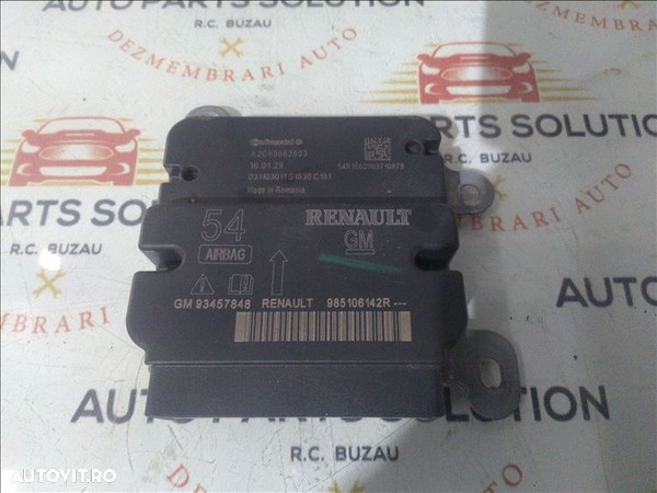 calculator airbag renault trafic 2014 2018 - 1