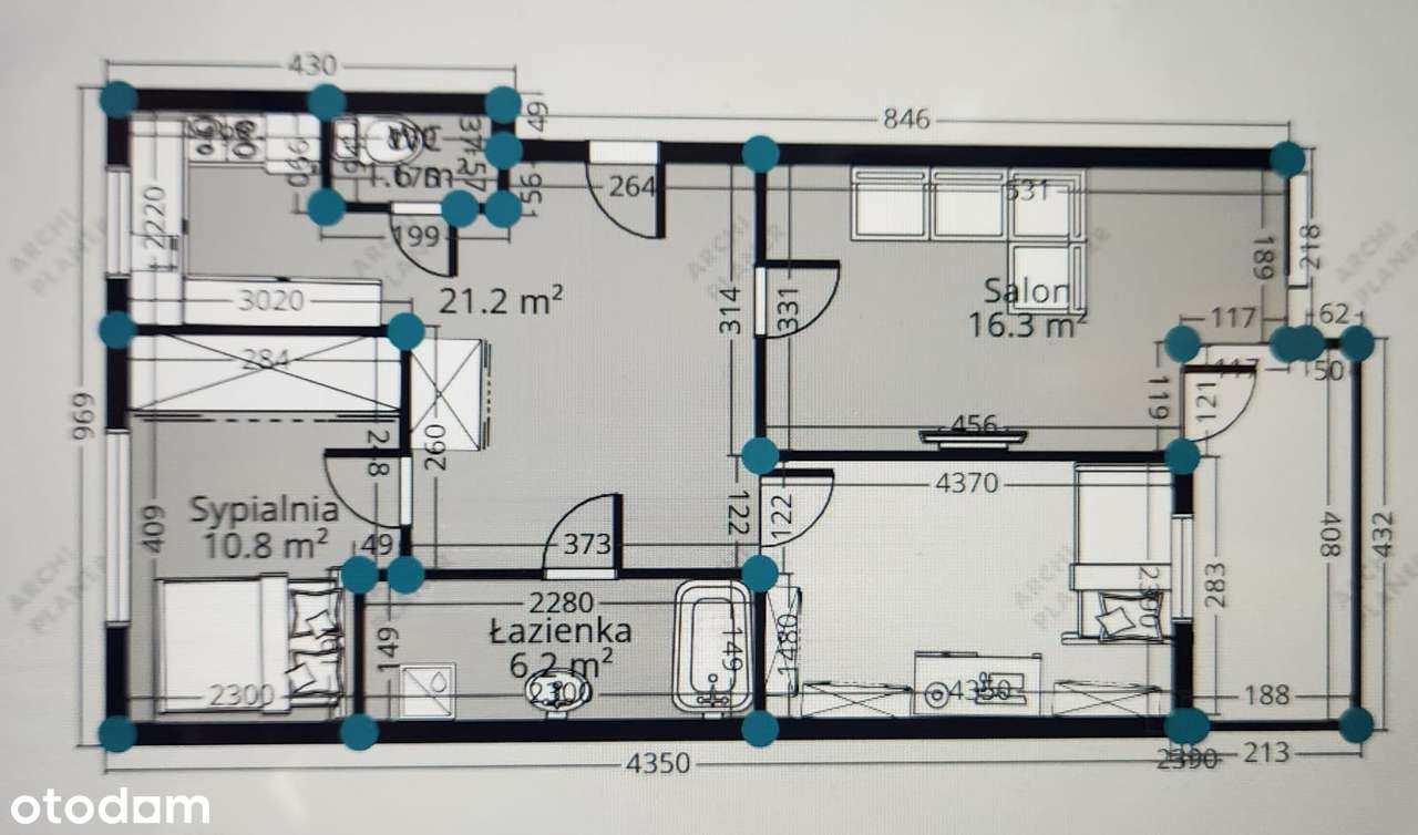 3 osobne pokoje- 56 m2 gotowe do zamieszkania-7