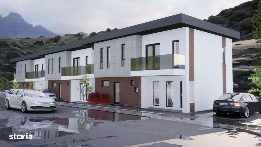 Casa cuplata 4 camere, 114 mp, 100 mp teren, zona Terra - Imagine principală: 1/3