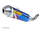 ponteira fmf ti powercore slip-on blue anodized titanium yamaha yz 450 / 250 wr 450 / 250 - 1