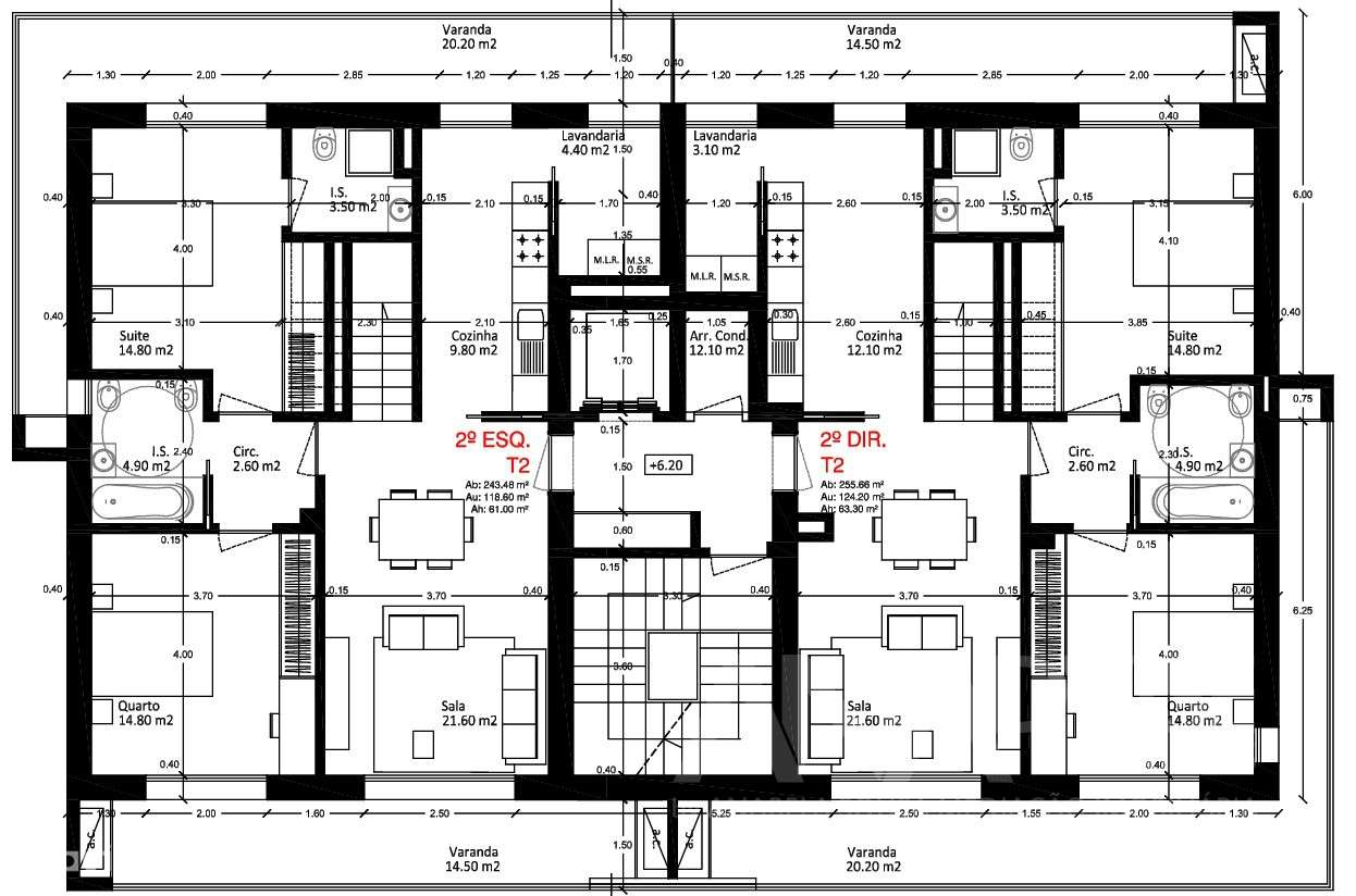 Apartamento T2 DUPLEX Venda em Abraveses,Viseu - Grande imagem: 2/40
