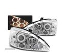 FARÓIS ANGEL EYES PARA FORD FOCUS 98-01 CHROME CROMADO - 1