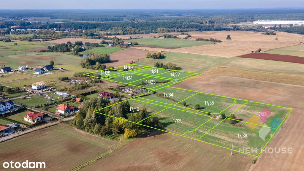 Działka pod budowę domu  Olsztynek -Mierki - Pełny obrazek: 5/9