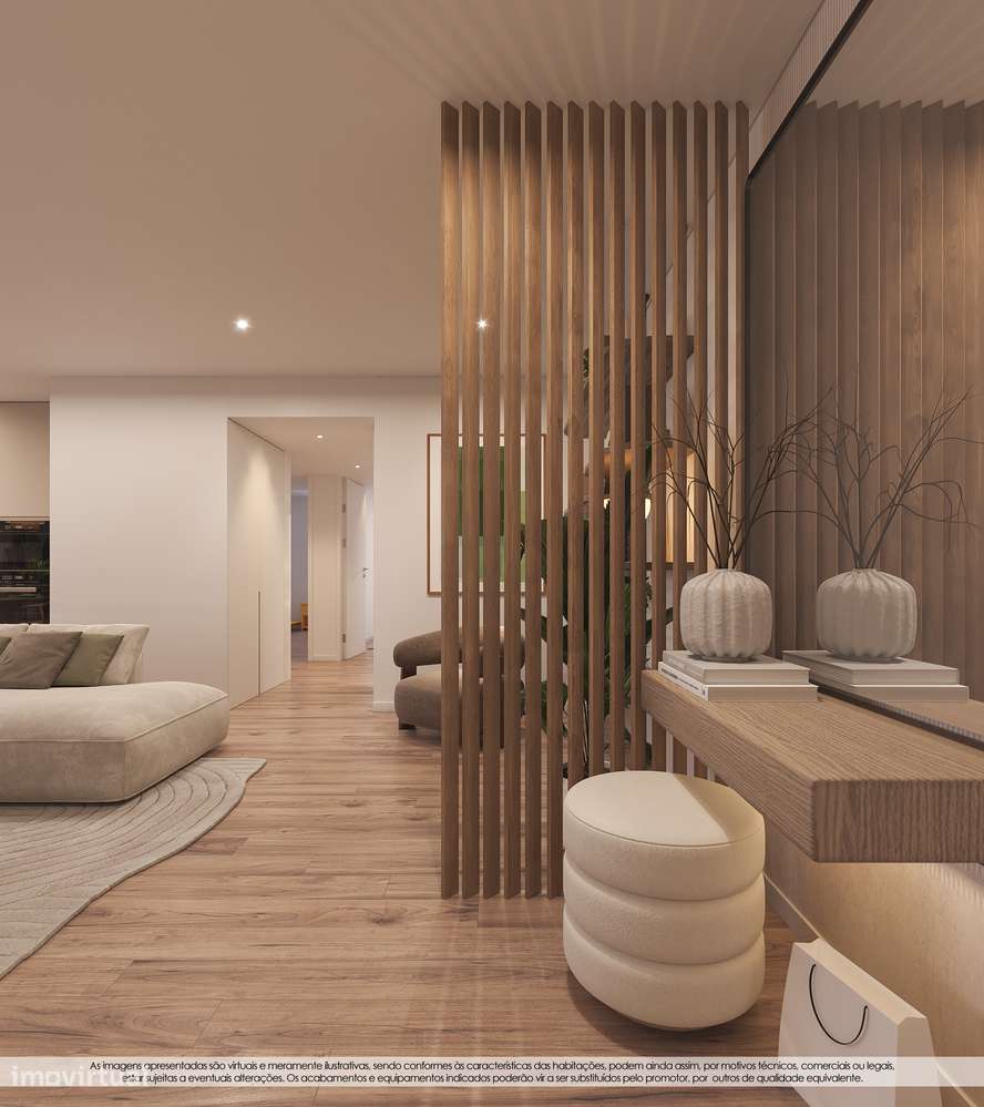 T2 Novo com 2 frentes, varanda (7.56m2), lugar de garagem e arrumo - Grande imagem: 5/29