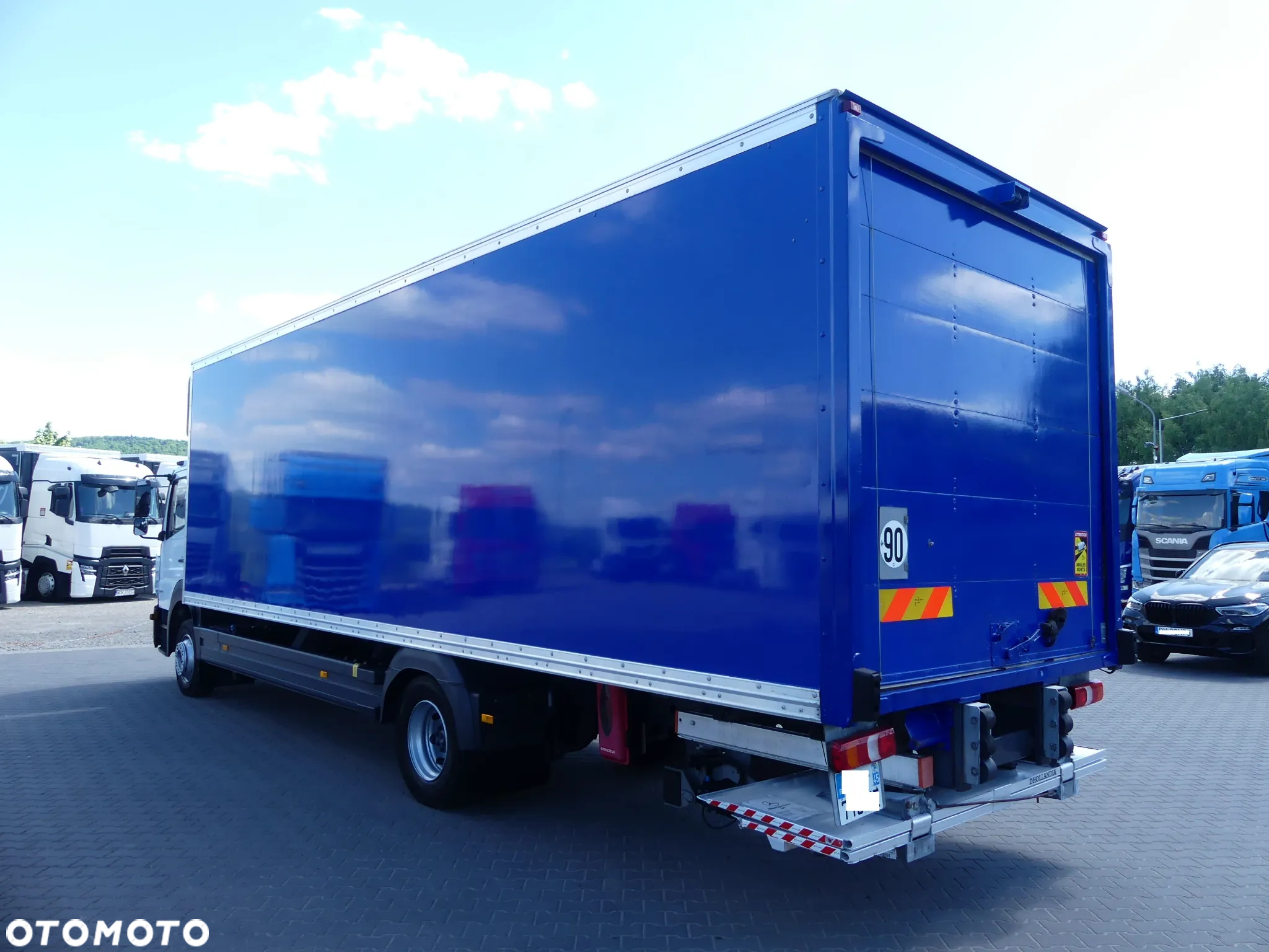 Mercedes-Benz ATEGO 1223 / KONTENER + WINDA / EURO 6 / - 5