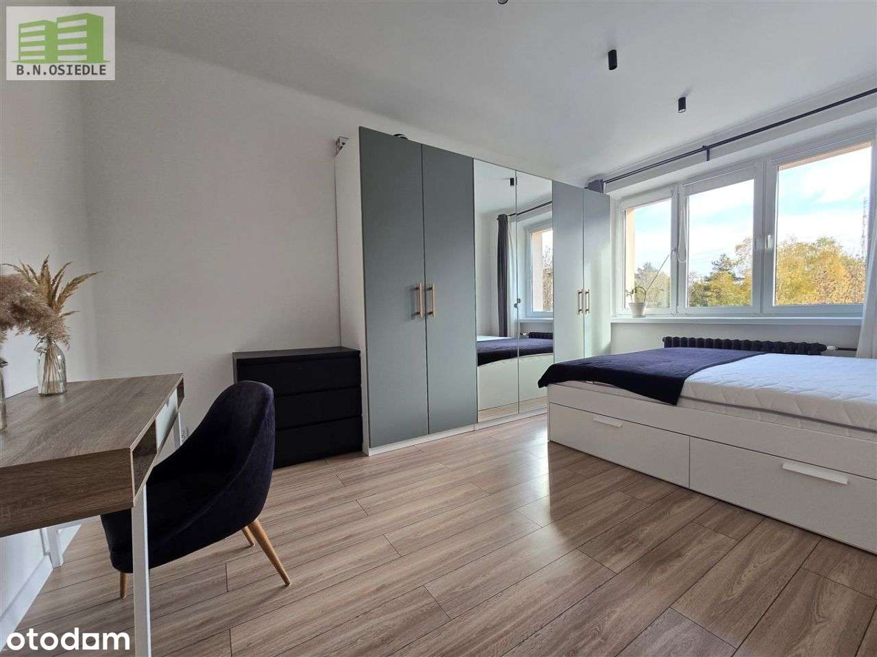 3 pokoje 56 m2 z balkonem- ul. Partyzantów!-3