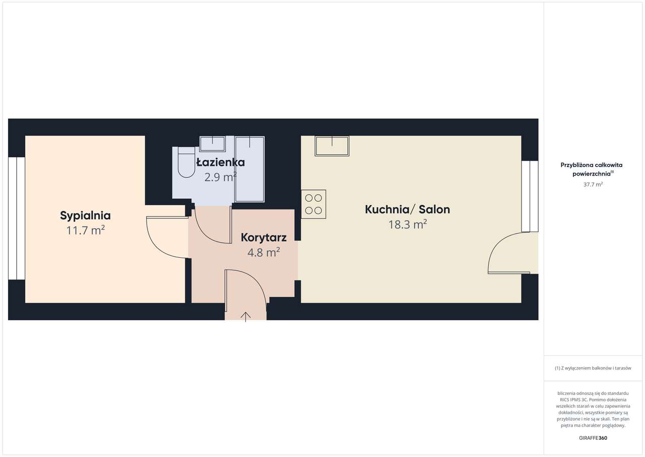 Tylko u nas  2 pokoje  ul. Imielińskiego-0