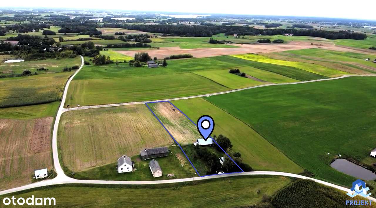 Na sprzedaż siedlisko + ziemia rolna; 5,25 ha, gm. Bargłów Kościelny-2