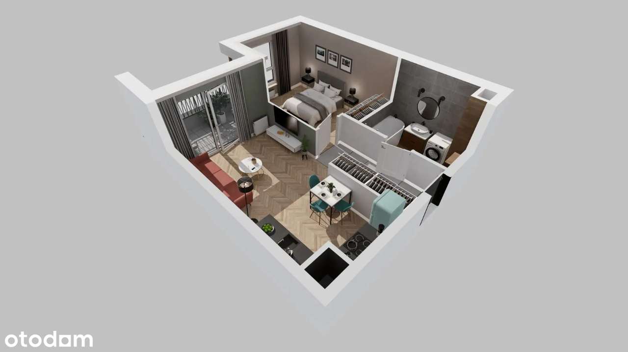 Idealne pod inwestycje | 2 pokoje, Jeżyce - Pełny obrazek: 5/12