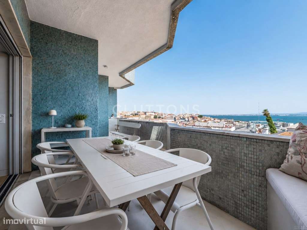 T4 exclusivo na Estrela-Lapa, viver com o Tejo ao fundo, Terraços e...-0