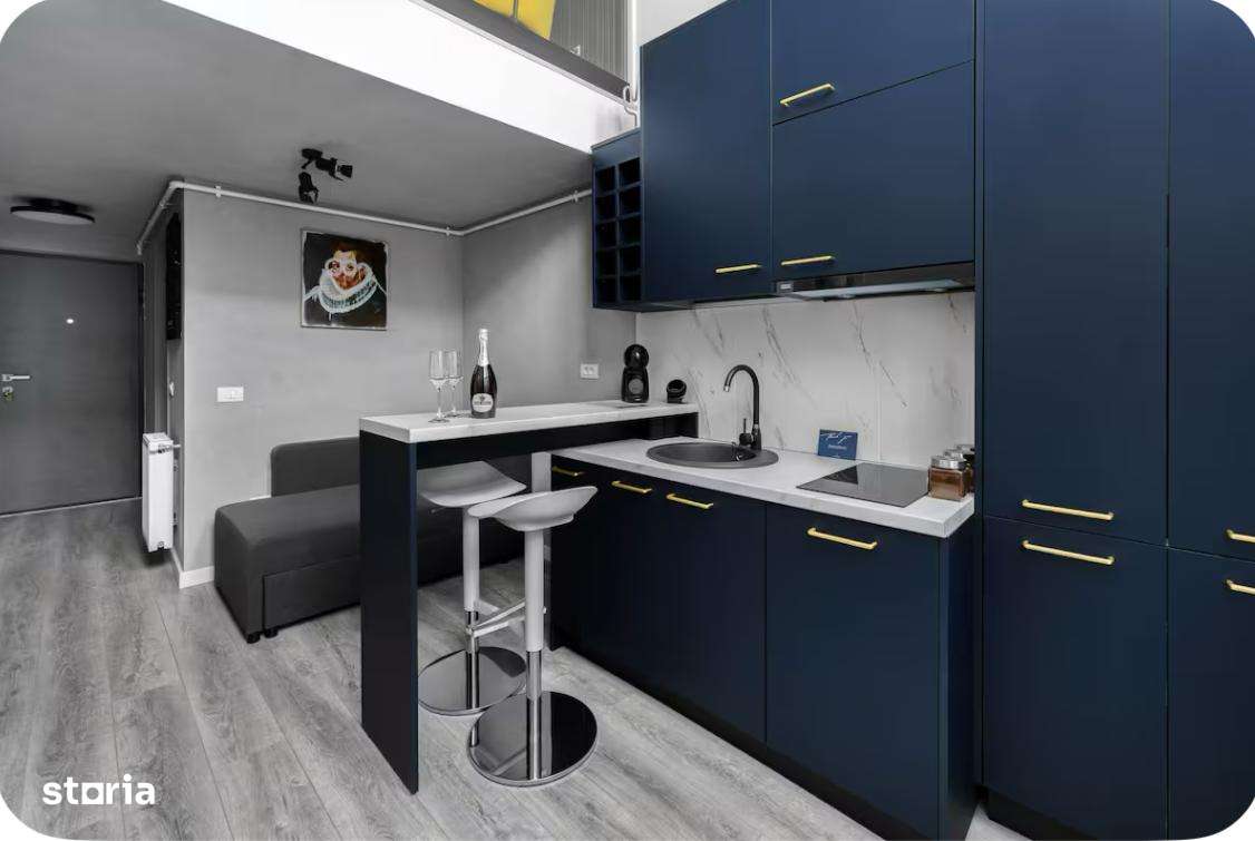 Studio modern tip LOFT, complet mobilat si utilat-6