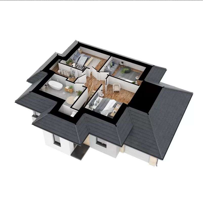 Piękny Dom DIAMENT D  z garażem, spokojna okolica - BEZ PCC i PROWIZJI-5