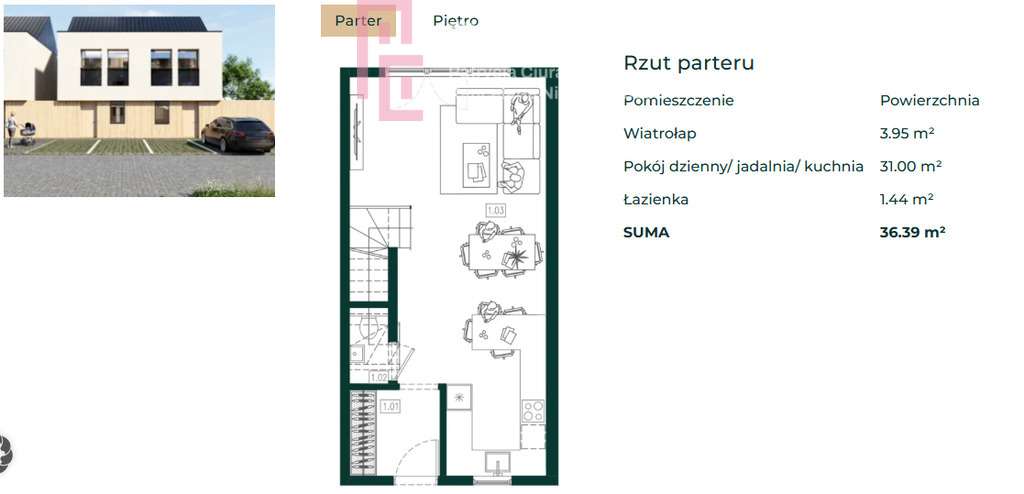 Domy przy lesie/Pompa ciepła/Ostatnie dni promocji - Pełny obrazek: 4/5