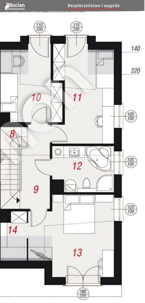 Nowoczesny bliźniak w stanie deweloperskim-Banino!-5