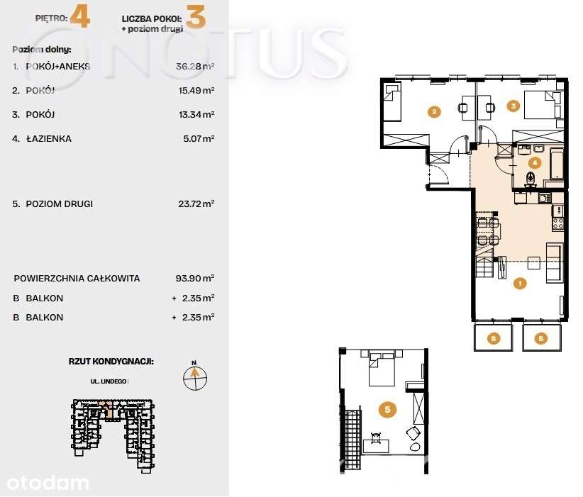 Przestronne/ Dla rodziny/ 3 sypialnie z antresolą-0