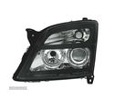 FARÓIS FRONTAIS ANGEL EYES PARA OPEL VECTRA C 02-05 E OPEL SIGNUM 03-05 PRETO - 2