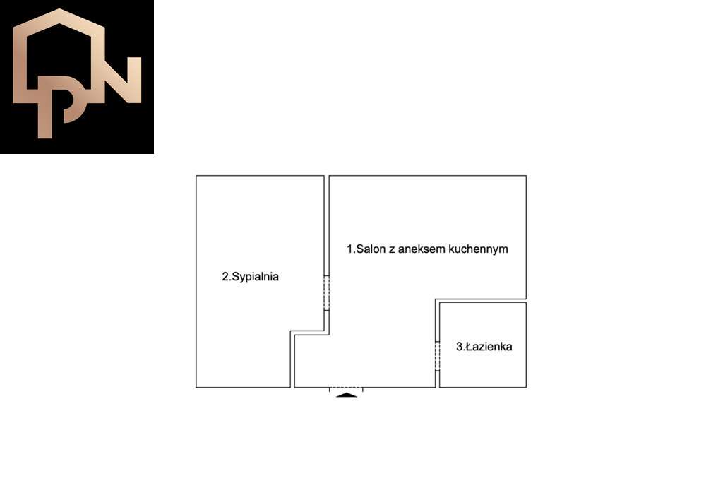 Atrakcyjne 2 pokoje w centrum Witomina - Strażcka-11