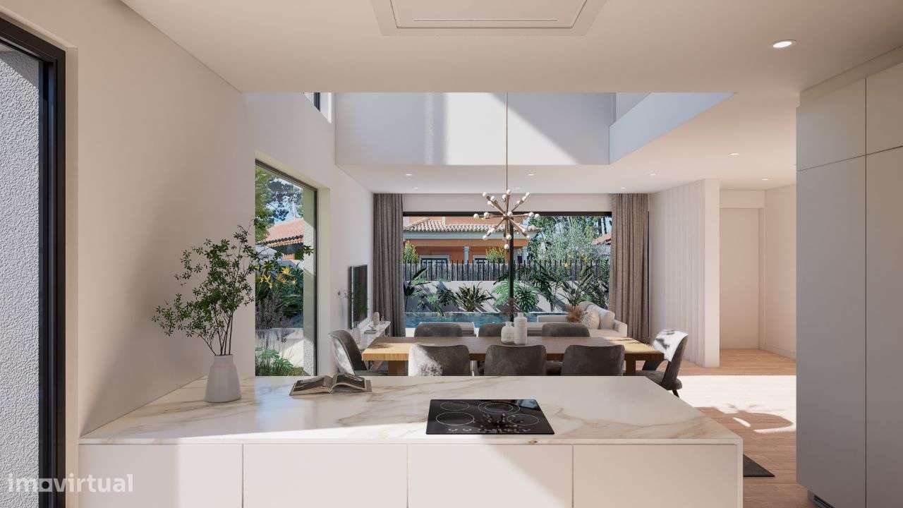 Venda moradia T4 (5 assoalhas), arquitetura contemporânea, Aroeira-5