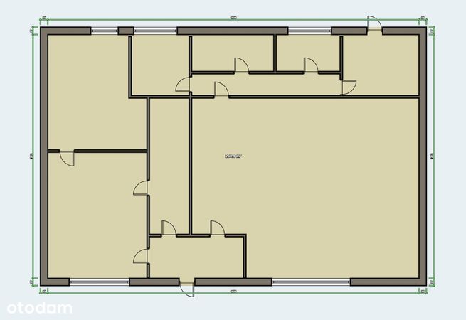 Budynek parterowy 230m2 Domaszków, działka 11 ar