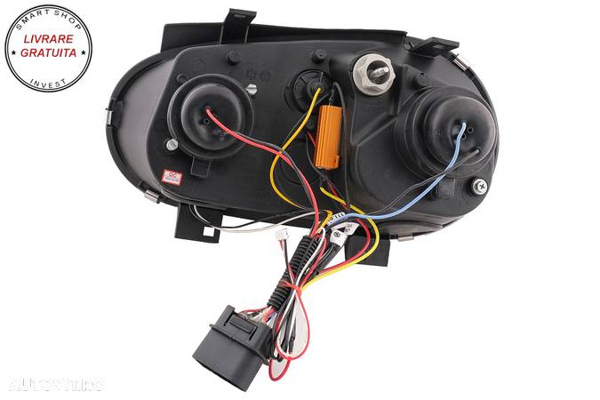 Faruri LED Daylight VW Golf IV 4 Cabriolet Hatchback Variant (09.1997-09.2003) Neg- livrare gratuita - 19